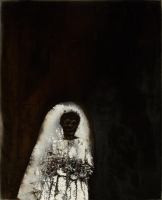 2000, Aquarell auf Leinwand, 80 x 100 cm 