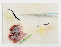 39 x 54 cm, Aquarell, Tusche, Wachs, 1959