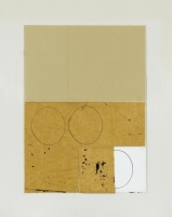 Collagen, Bleistift, Buntstift, Papier, 32 x 45 cm 