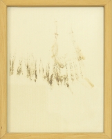 1994, Pfeifenteer auf Papier, 11 x 14 cm