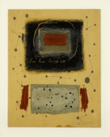 Collage, Öl, Bleistift, 25 x 31,5 cm 
