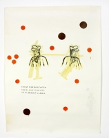 Klebeband, Gouache, Kohle auf Papier, 150 x 210 cm 