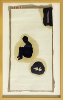 1993, 8 Arbeiten, Öl, Graphit auf Leinwand u. Papier Ca.20 x 50 cm